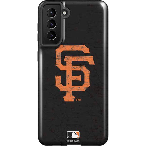 MLB San Francisco Giants - Solid Distressed Galaxy S21 FE Pro Case