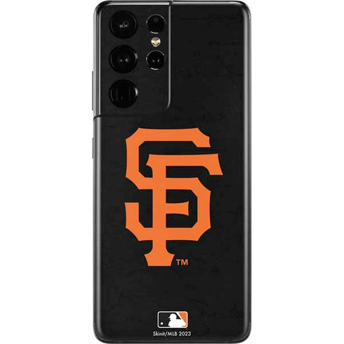 MLB San Francisco Giants - Solid Distressed Galaxy S21 Ultra 5G Skin