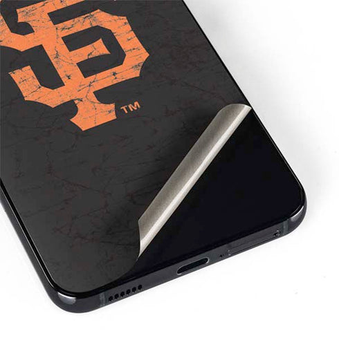 MLB San Francisco Giants - Solid Distressed Galaxy S22 Skin