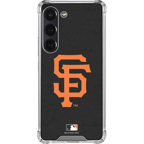 MLB San Francisco Giants - Solid Distressed Galaxy S23 Clear Case