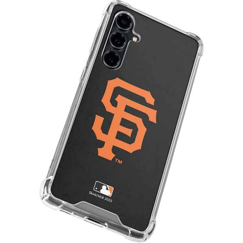 MLB San Francisco Giants - Solid Distressed Galaxy S23 FE Clear Case
