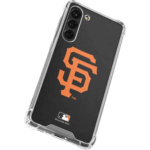 MLB San Francisco Giants - Solid Distressed Galaxy S23 Plus Clear Case
