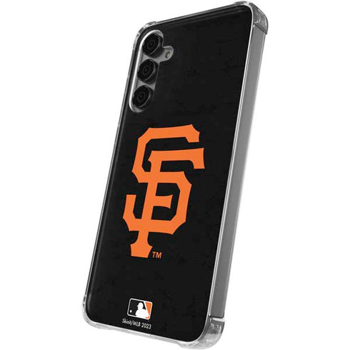 MLB San Francisco Giants - Solid Distressed Galaxy S24 Plus Clear Case
