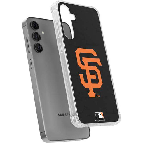 MLB San Francisco Giants - Solid Distressed Galaxy S24 Plus Clear Case