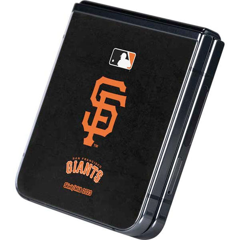 MLB San Francisco Giants - Solid Distressed Galaxy Z Flip5 5G Skin