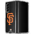 MLB San Francisco Giants - Solid Distressed Galaxy Z Fold4 5G Clear Case