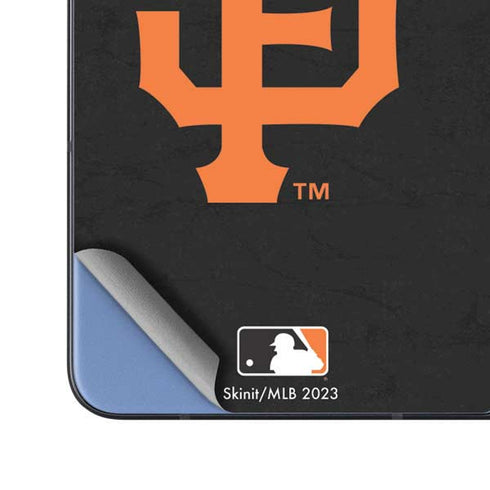 MLB San Francisco Giants - Solid Distressed Galaxy Z Fold5 5G Skin