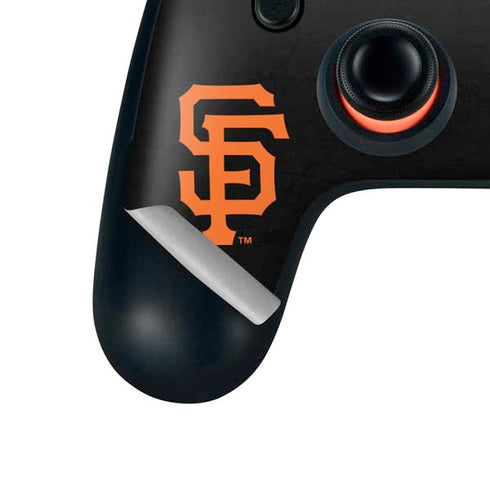 MLB San Francisco Giants - Solid Distressed Google Stadia Controller Skin