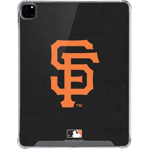 MLB San Francisco Giants - Solid Distressed iPad Pro 12.9in (2020) Clear Case