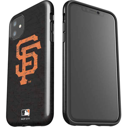 MLB San Francisco Giants - Solid Distressed iPhone 11 Impact Case