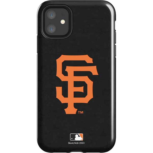 MLB San Francisco Giants - Solid Distressed iPhone 11 Impact Case