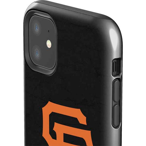 MLB San Francisco Giants - Solid Distressed iPhone 11 Impact Case