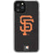 MLB San Francisco Giants - Solid Distressed iPhone 11 Pro Clear Case