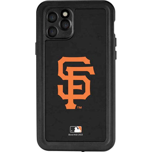 MLB San Francisco Giants - Solid Distressed iPhone 11 Pro Waterproof Case
