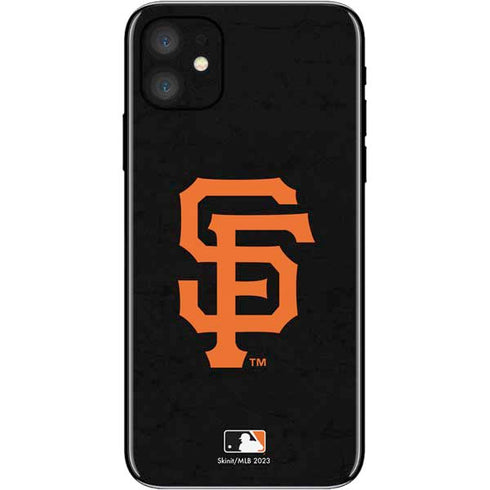 MLB San Francisco Giants - Solid Distressed iPhone 11 Skin