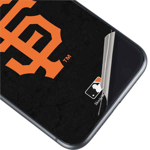 MLB San Francisco Giants - Solid Distressed iPhone 11 Skin