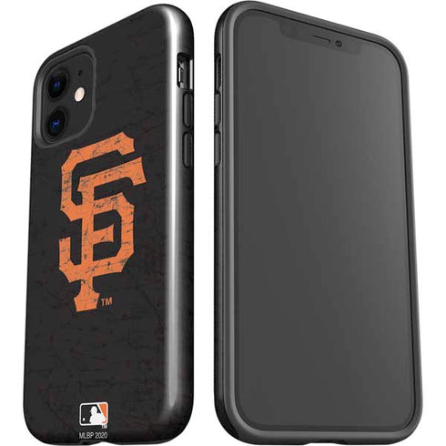 MLB San Francisco Giants - Solid Distressed iPhone 12 Impact Case