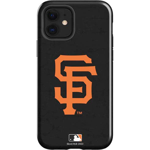 MLB San Francisco Giants - Solid Distressed iPhone 12 Impact Case