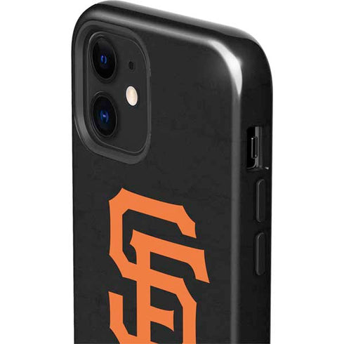 MLB San Francisco Giants - Solid Distressed iPhone 12 Impact Case