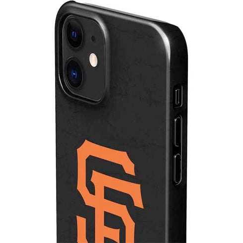 MLB San Francisco Giants - Solid Distressed iPhone 12 Mini Lite Case
