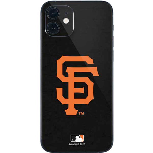 MLB San Francisco Giants - Solid Distressed iPhone 12 Mini Skin