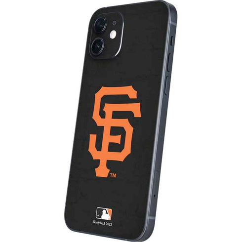 MLB San Francisco Giants - Solid Distressed iPhone 12 Mini Skin