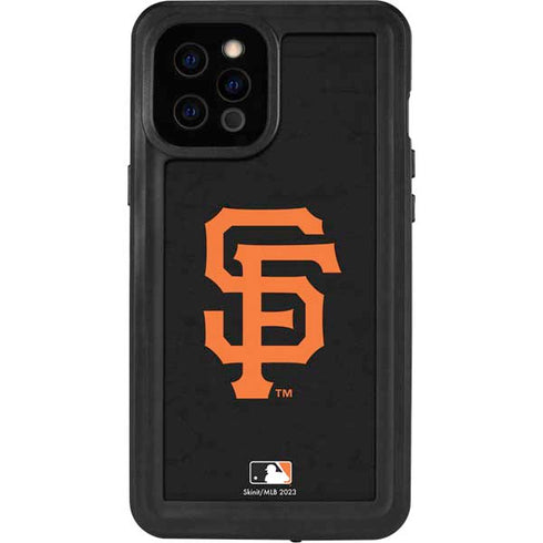 MLB San Francisco Giants - Solid Distressed iPhone 12 Pro Max Waterproof Case