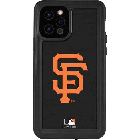 MLB San Francisco Giants - Solid Distressed iPhone 12 Pro Waterproof Case