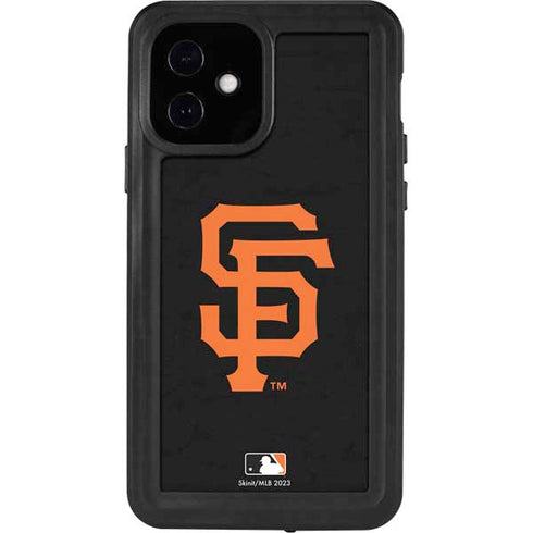 MLB San Francisco Giants - Solid Distressed iPhone 12 Waterproof Case