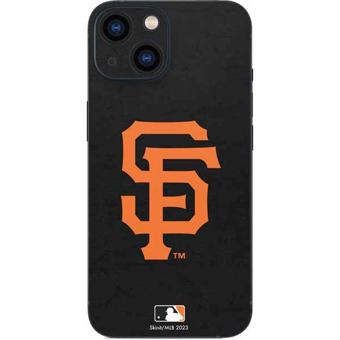 MLB San Francisco Giants - Solid Distressed iPhone 13 Mini Skin