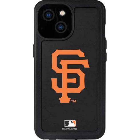 MLB San Francisco Giants - Solid Distressed iPhone 13 Mini Waterproof Case