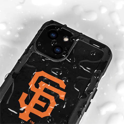 MLB San Francisco Giants - Solid Distressed iPhone 13 Mini Waterproof Case