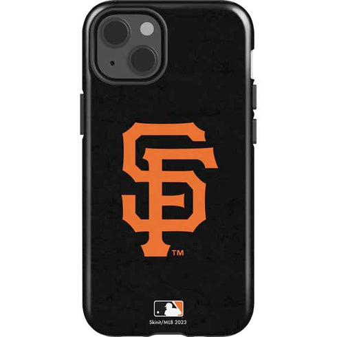 MLB San Francisco Giants - Solid Distressed iPhone 15 Impact Case