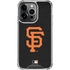 MLB San Francisco Giants - Solid Distressed iPhone 14 Pro Clear Case