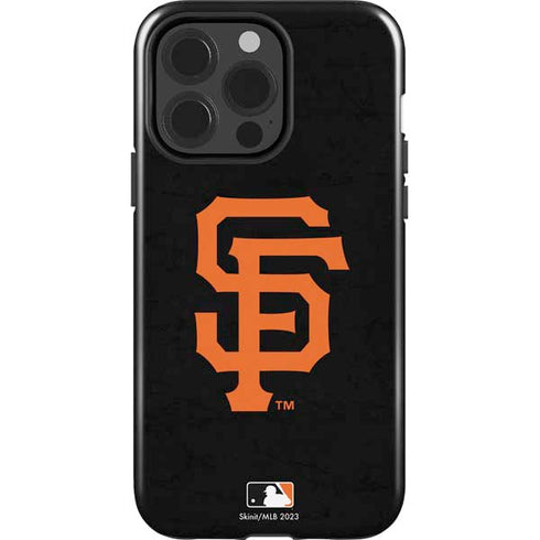 MLB San Francisco Giants - Solid Distressed iPhone 15 Pro Impact Case