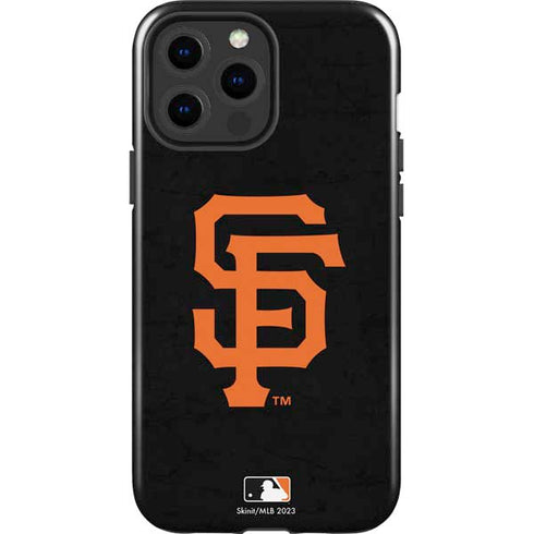 MLB San Francisco Giants - Solid Distressed iPhone 15 Pro Max Impact Case