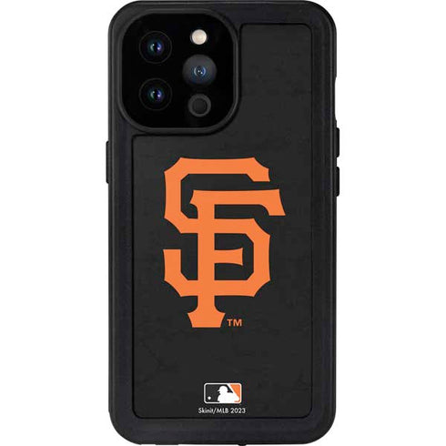 MLB San Francisco Giants - Solid Distressed iPhone 14 Pro Max Waterproof Case