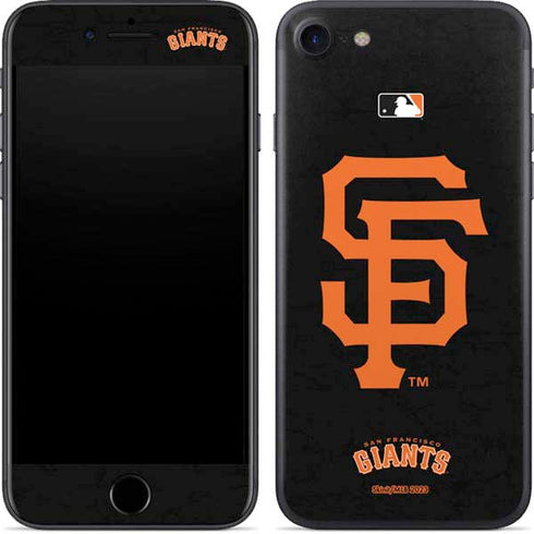 MLB San Francisco Giants - Solid Distressed iPhone 7 Skin