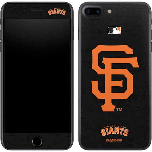 MLB San Francisco Giants - Solid Distressed iPhone 8 Plus Skin