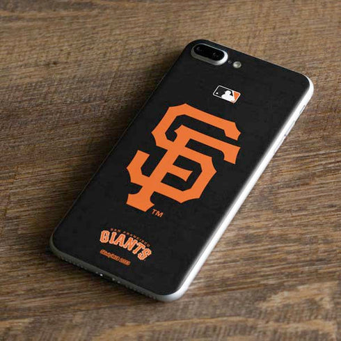 MLB San Francisco Giants - Solid Distressed iPhone 8 Plus Skin