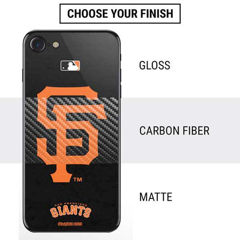 MLB San Francisco Giants - Solid Distressed iPhone SE (2nd & 3rd Gen) Skin