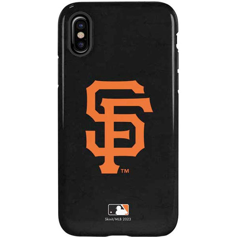 MLB San Francisco Giants - Solid Distressed iPhone X Pro Case
