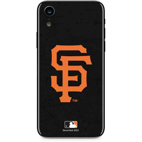 MLB San Francisco Giants - Solid Distressed iPhone XR Skin