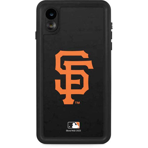 MLB San Francisco Giants - Solid Distressed iPhone XR Waterproof Case