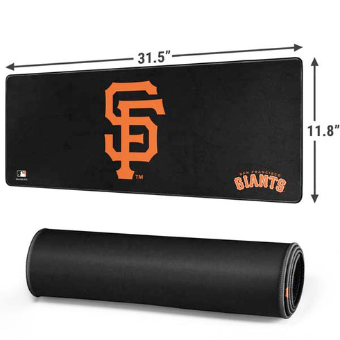 MLB San Francisco Giants - Solid Distressed Gaming Mouse Pad