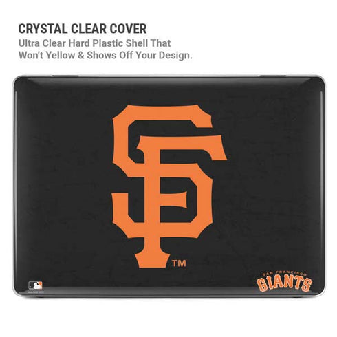 MLB San Francisco Giants - Solid Distressed MacBook Air 15in (2023-2025) Case plus Skin