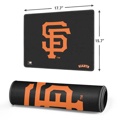 MLB San Francisco Giants - Solid Distressed Gaming Mouse Pad