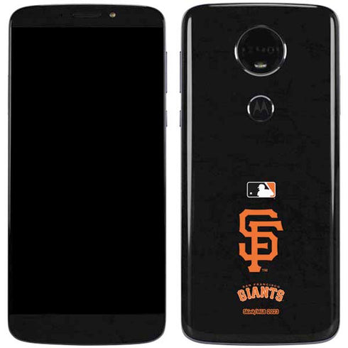 MLB San Francisco Giants - Solid Distressed Moto E5 Plus Skin
