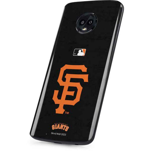 MLB San Francisco Giants - Solid Distressed Moto G6 Skin