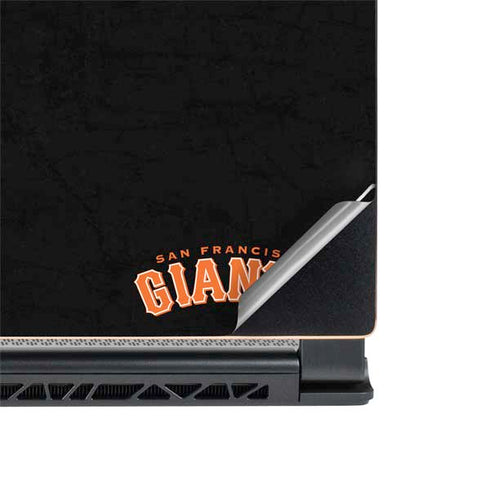 MLB San Francisco Giants - Solid Distressed MSI GS65 Stealth Laptop Skin